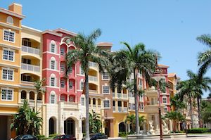 Apartments overlooking the Back Bay in Naples.